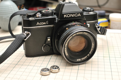 カメラ整備】 KONICA Acom-1: ～駅弁紀行～